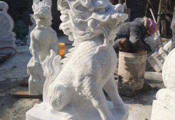 无锡正宗古典麒麟神兽招财动物雕塑