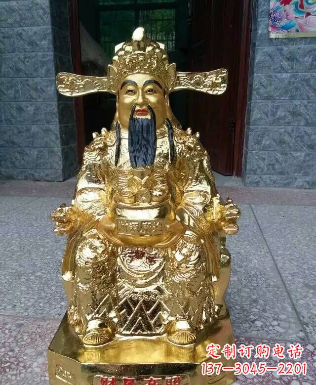 无锡文财神铜雕