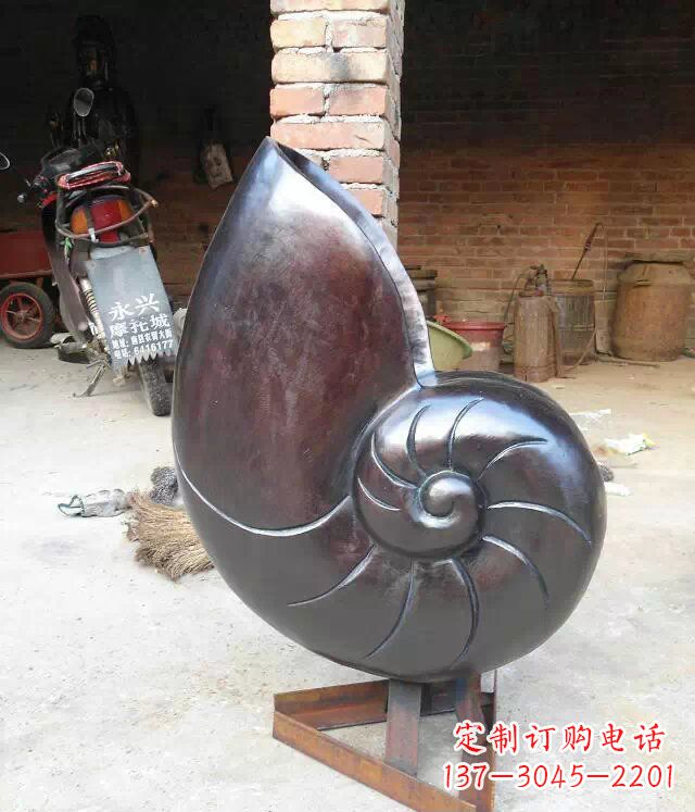 无锡蜗牛公园景观动物铜雕