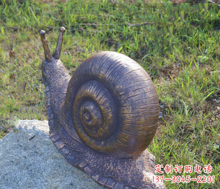 无锡蜗牛铜雕