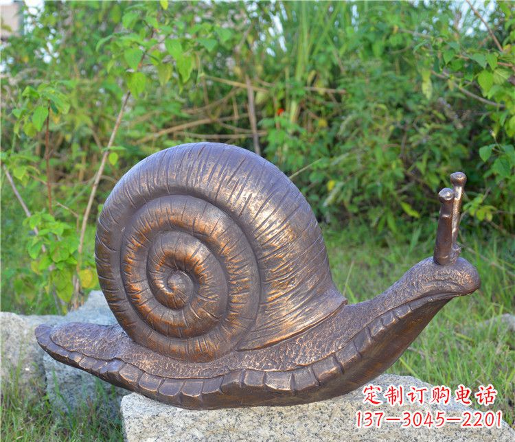 无锡蜗牛铜雕塑