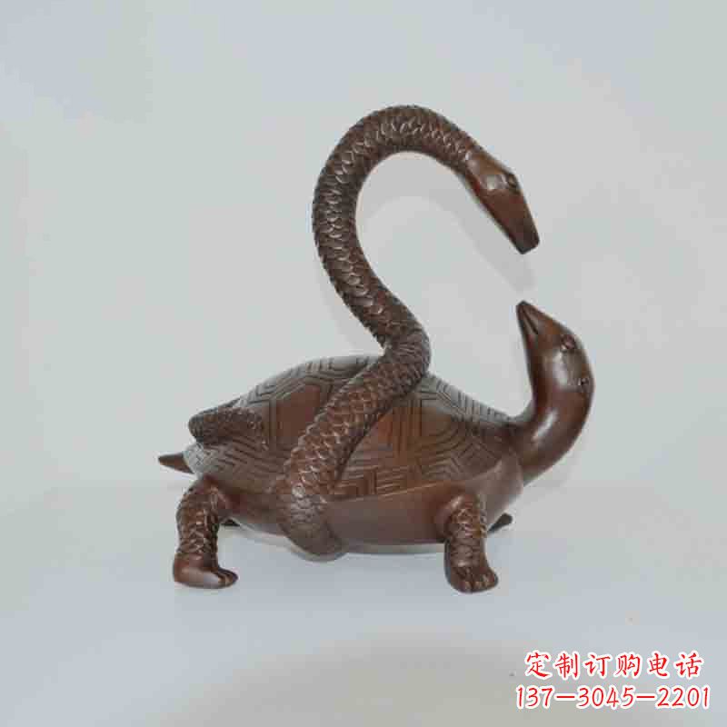 无锡乌龟背蛇龟蛇铜雕