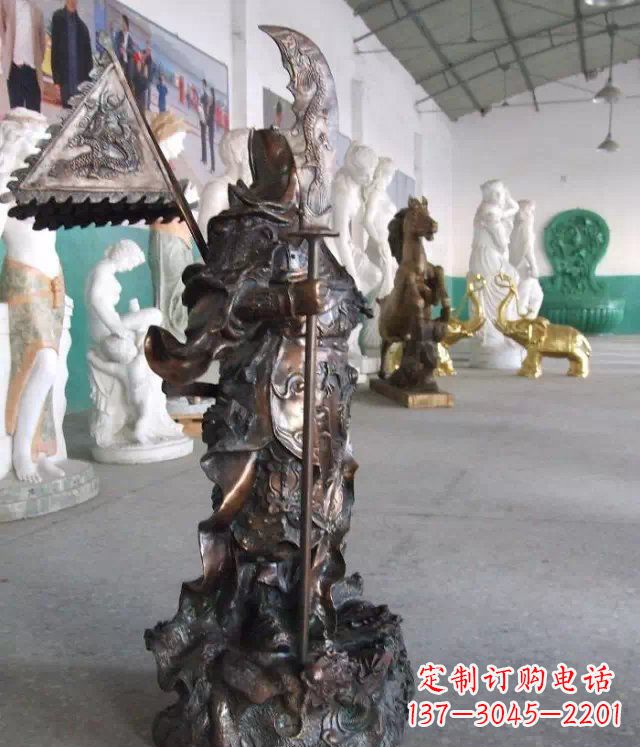 无锡武财神关公人物铜雕