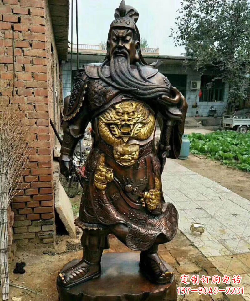 无锡武财神关公铜雕塑
