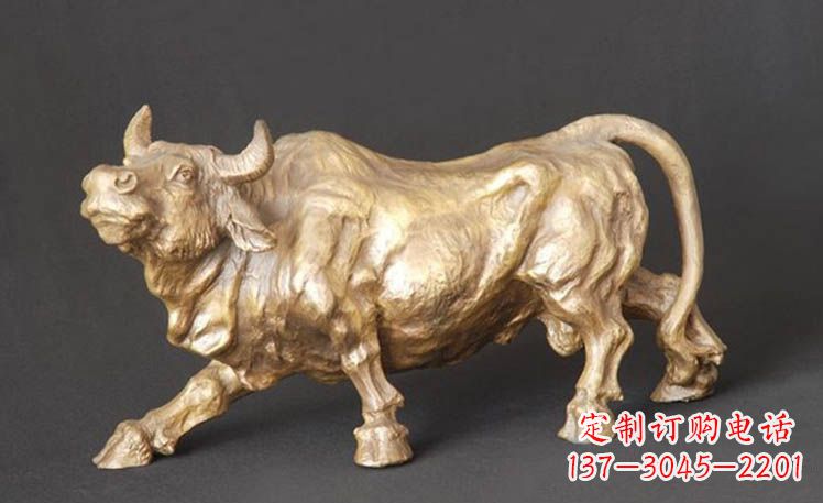 无锡西班牙斗牛-鎏金牛