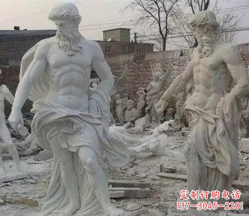 无锡西方阿基米德人物石雕