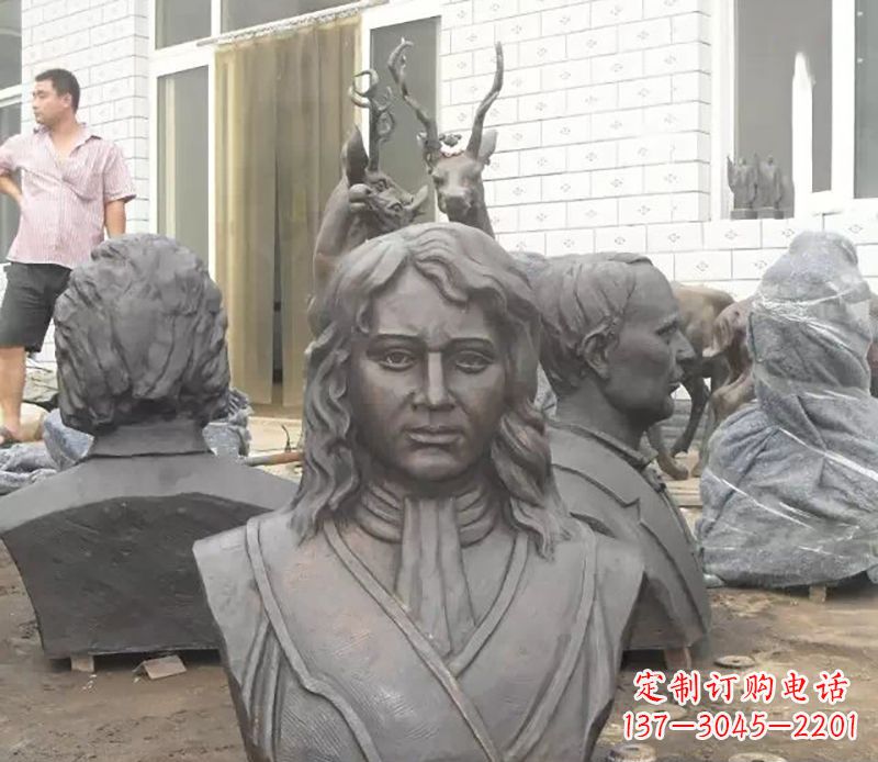 无锡西方名人胸雕铜雕