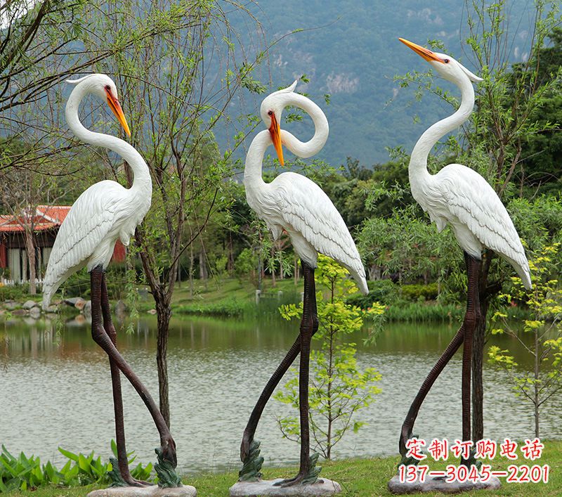 无锡仙鹤的雕塑