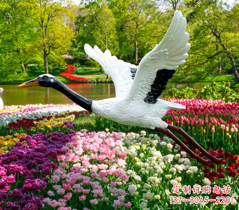 无锡仙鹤雕塑灯