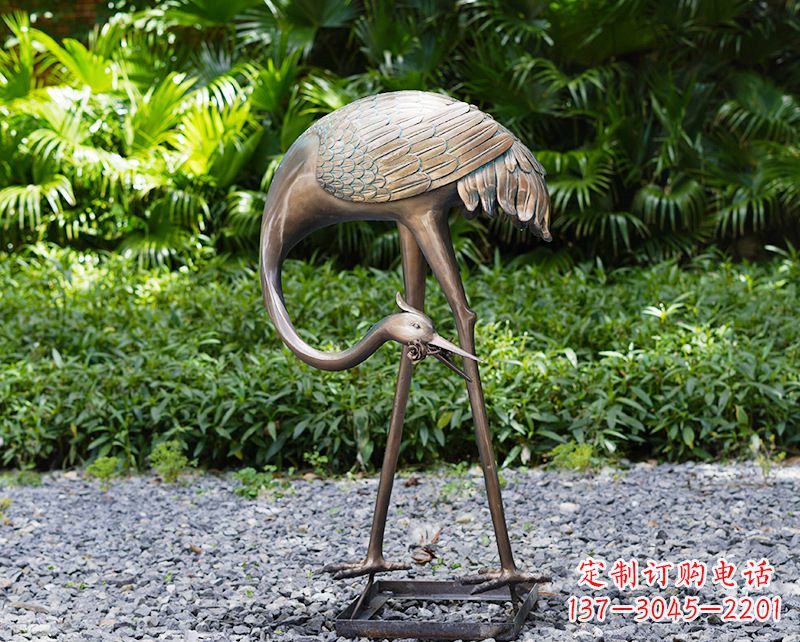 无锡仙鹤雕塑喷泉