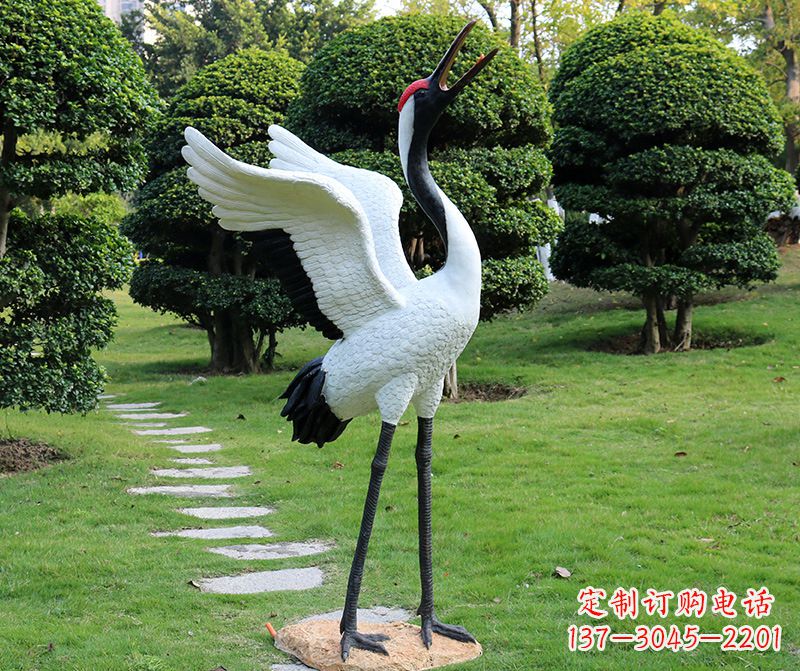 无锡仙鹤金属雕塑