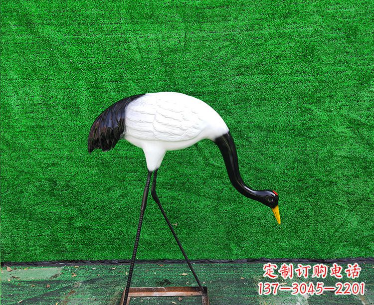 无锡仙鹤头雕塑