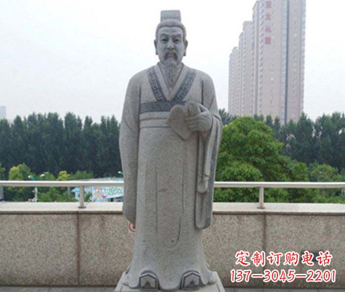 无锡先秦法家代表人物商鞅石雕