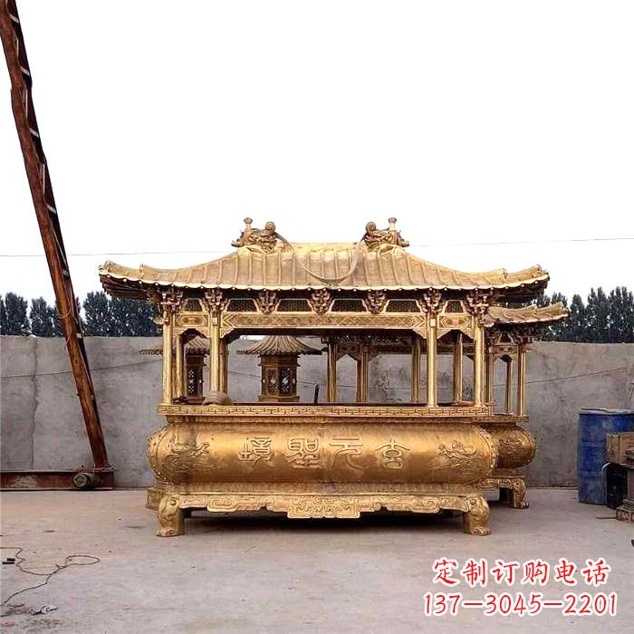 无锡香炉铜雕花