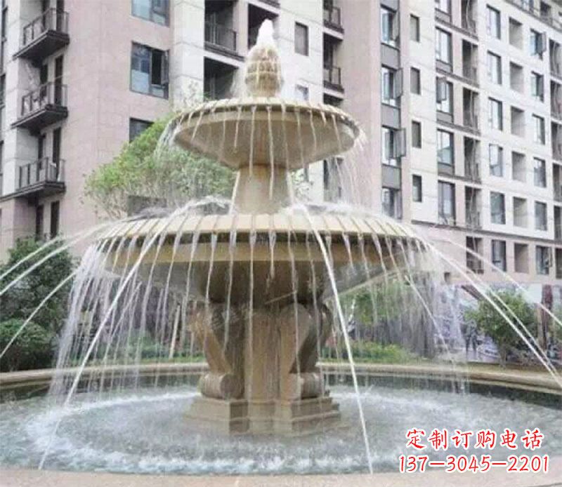 无锡小区大型喷泉景观石雕