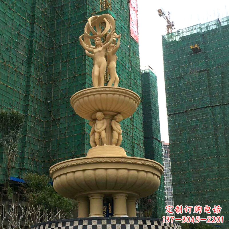 无锡小区大型欧式人物景观喷泉