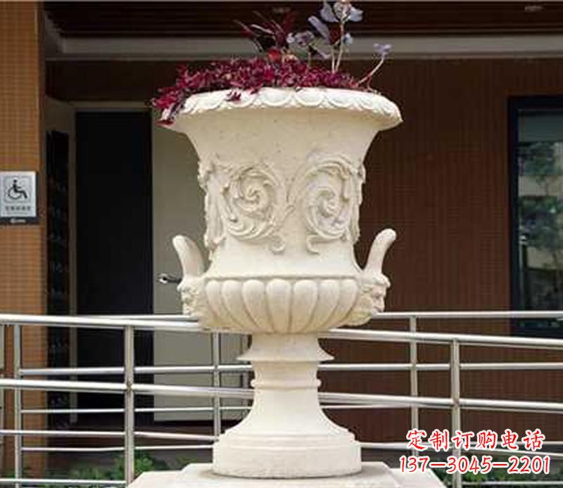 无锡小区花盆景观石雕