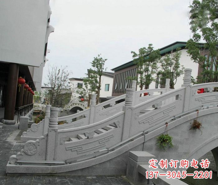 无锡小区景观大理石拱桥
