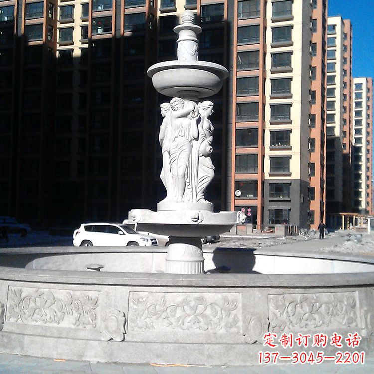 无锡小区欧式人物喷泉