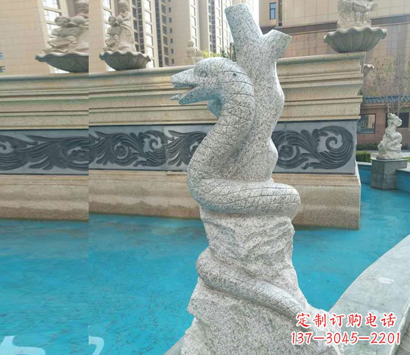 无锡小区十二生肖雕塑动物石雕