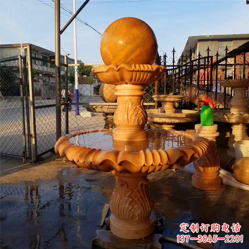 无锡小区石雕喷泉塔