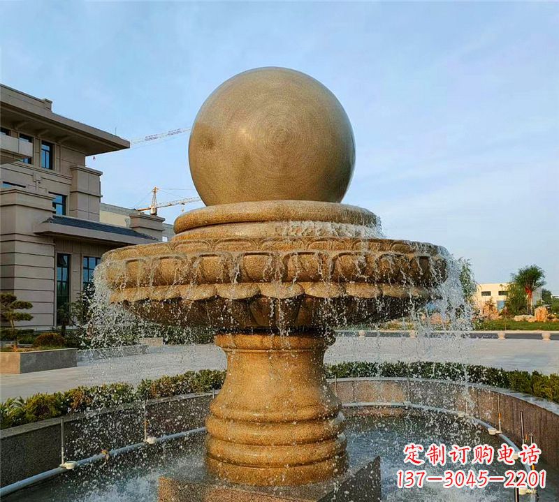 无锡小区石喷泉雕塑