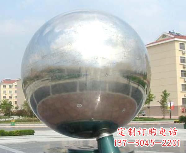无锡校园不锈钢抽象地球仪雕塑