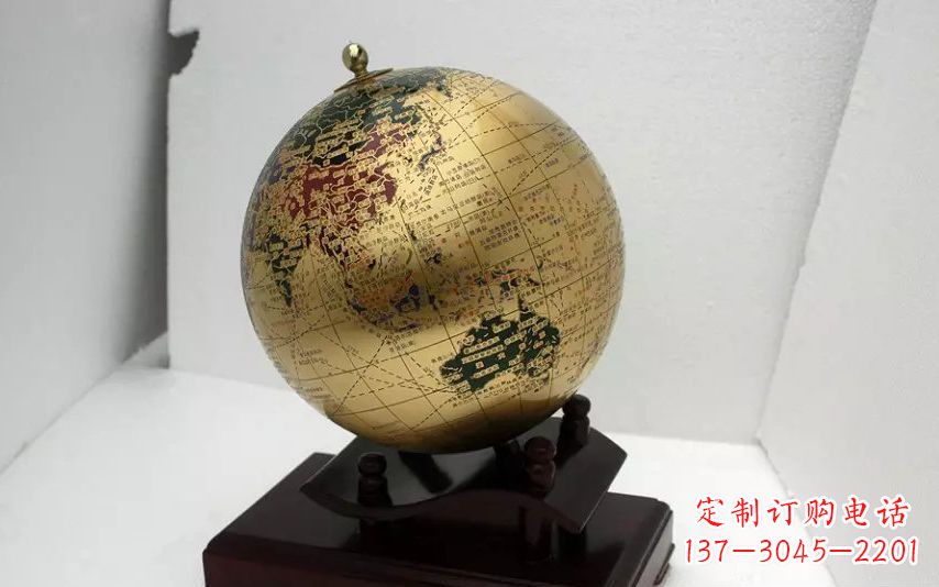 无锡校园不锈钢地球仪雕塑 (3)