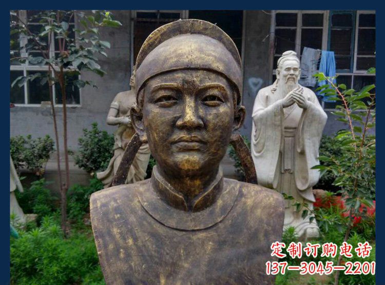 无锡校园古代名人毕昇铜雕