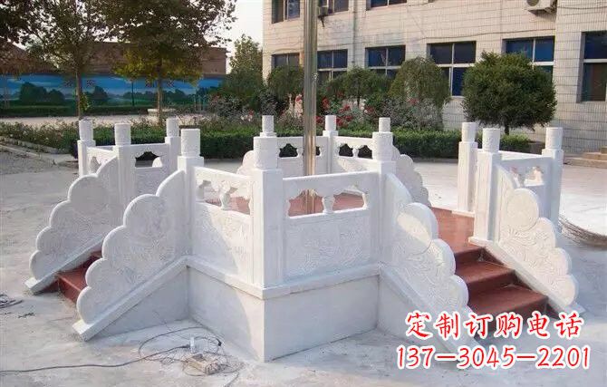无锡校园汉白玉升旗台