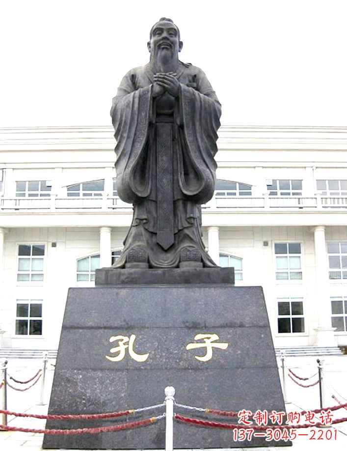 无锡校园孔子雕塑