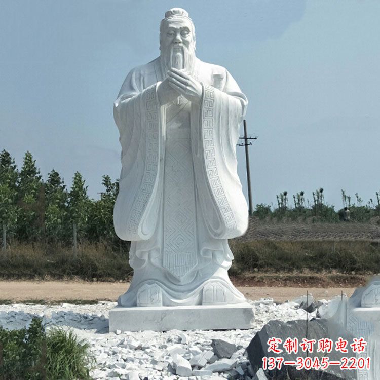 无锡校园孔子人物雕像