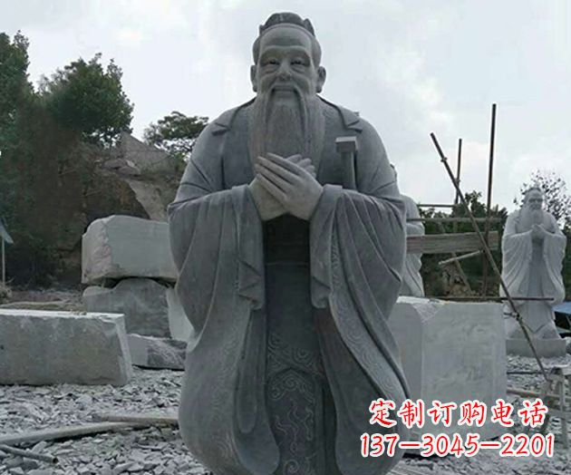 无锡校园孔子人物石雕