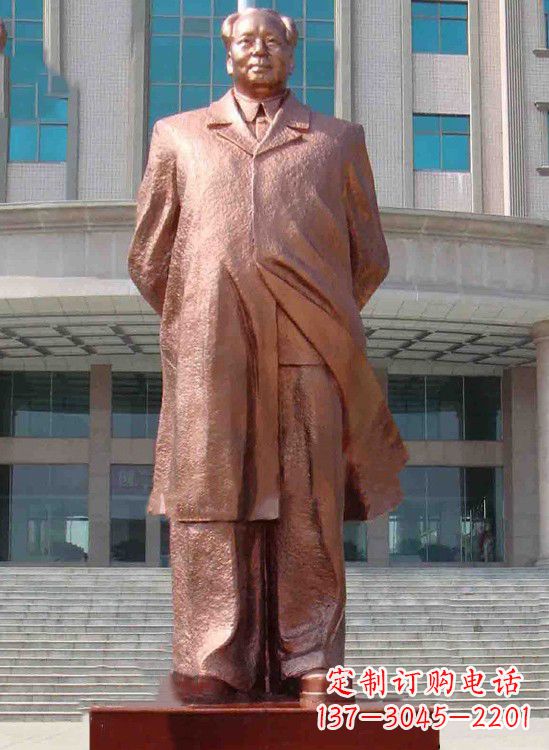 无锡校园毛主席铜像