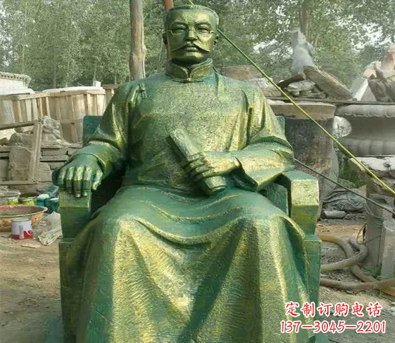 无锡校园名人李大钊铜雕