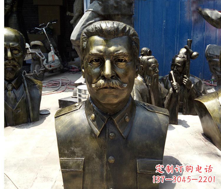 无锡校园名人斯大林胸像铜雕