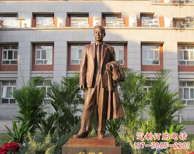 无锡校园钱学森铜雕