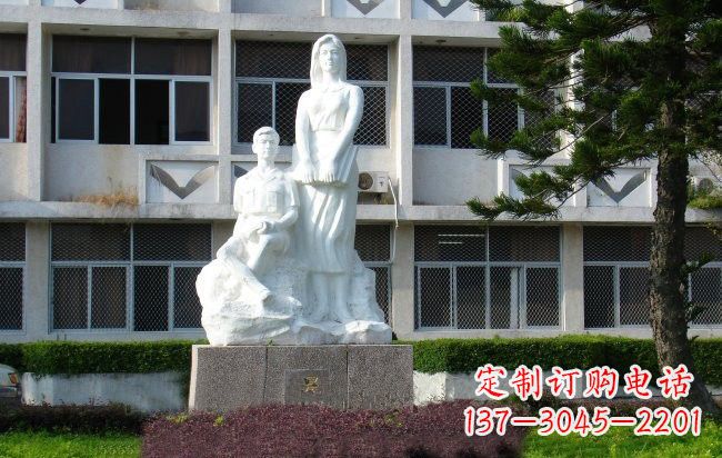 无锡校园人物晨读的学生
