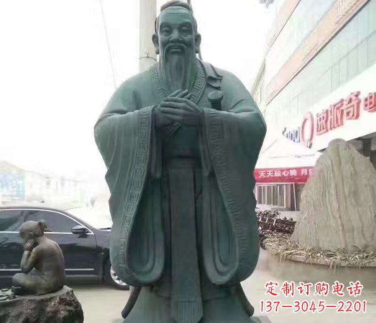 无锡校园人物孔子行教像