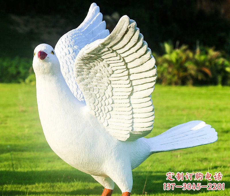 无锡写真雕塑和平鸽