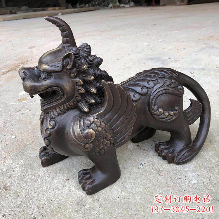 无锡獬豸纯铜铸造雕塑