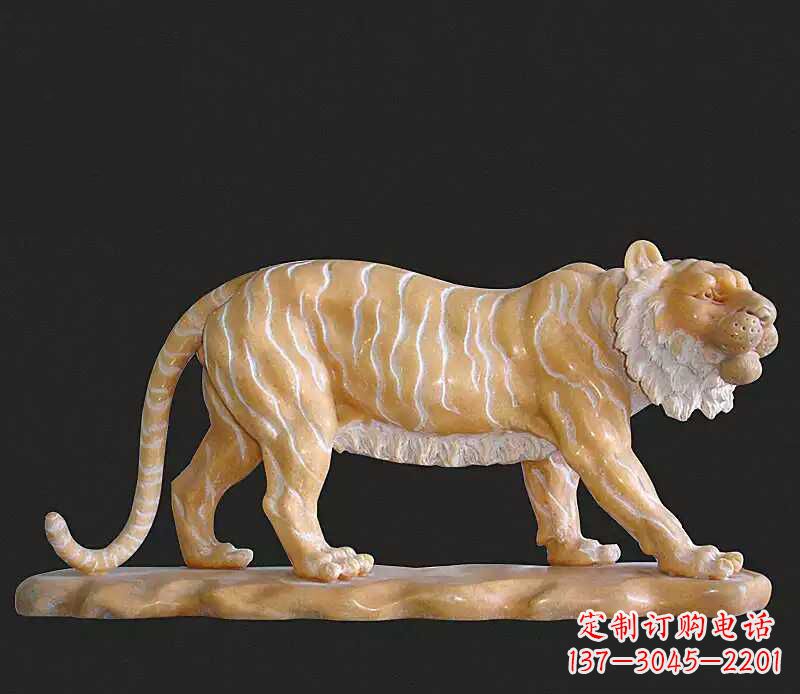 无锡行走老虎石雕动物雕塑