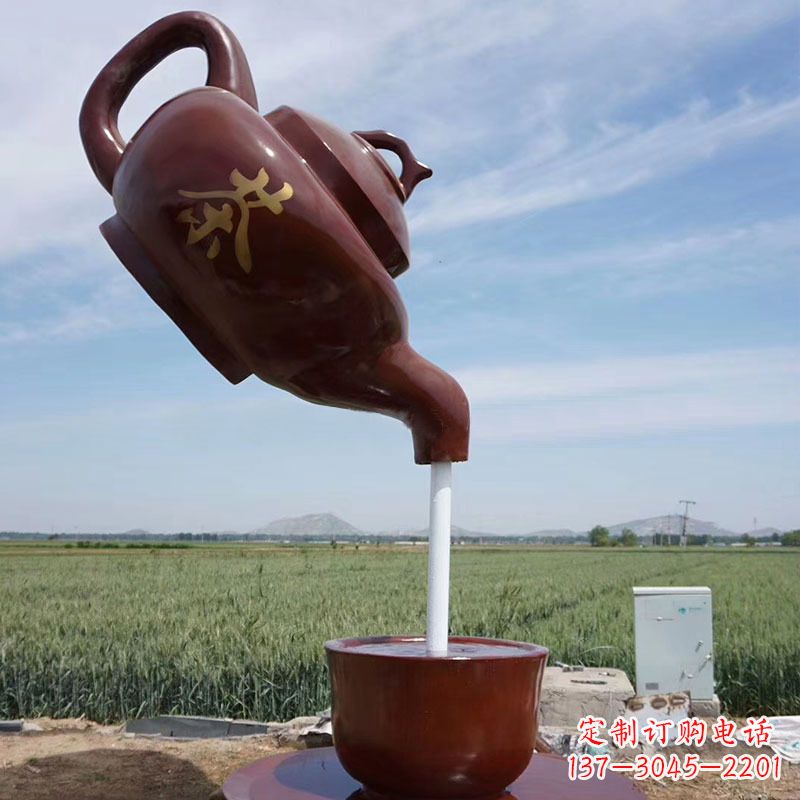 无锡悬空茶壶景观喷泉