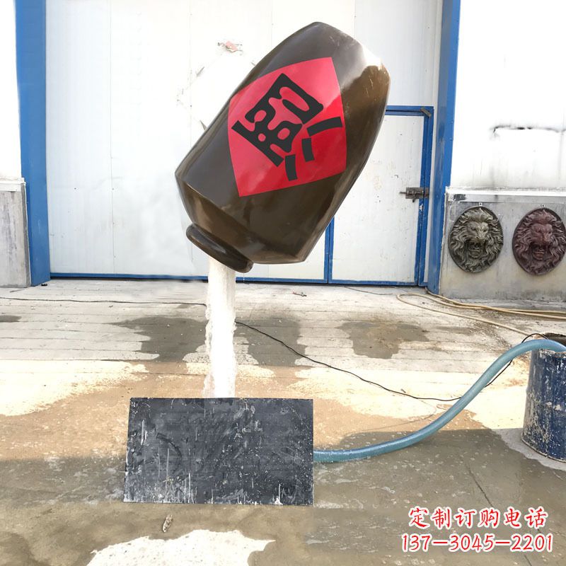无锡悬空酒壶流水喷泉