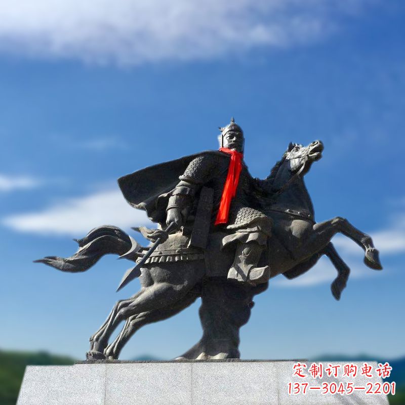 无锡薛仁贵西征雕塑-唐初著名将领中国历史名人雕像