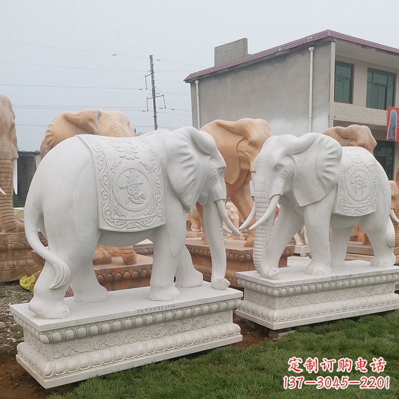 无锡学校石雕大象