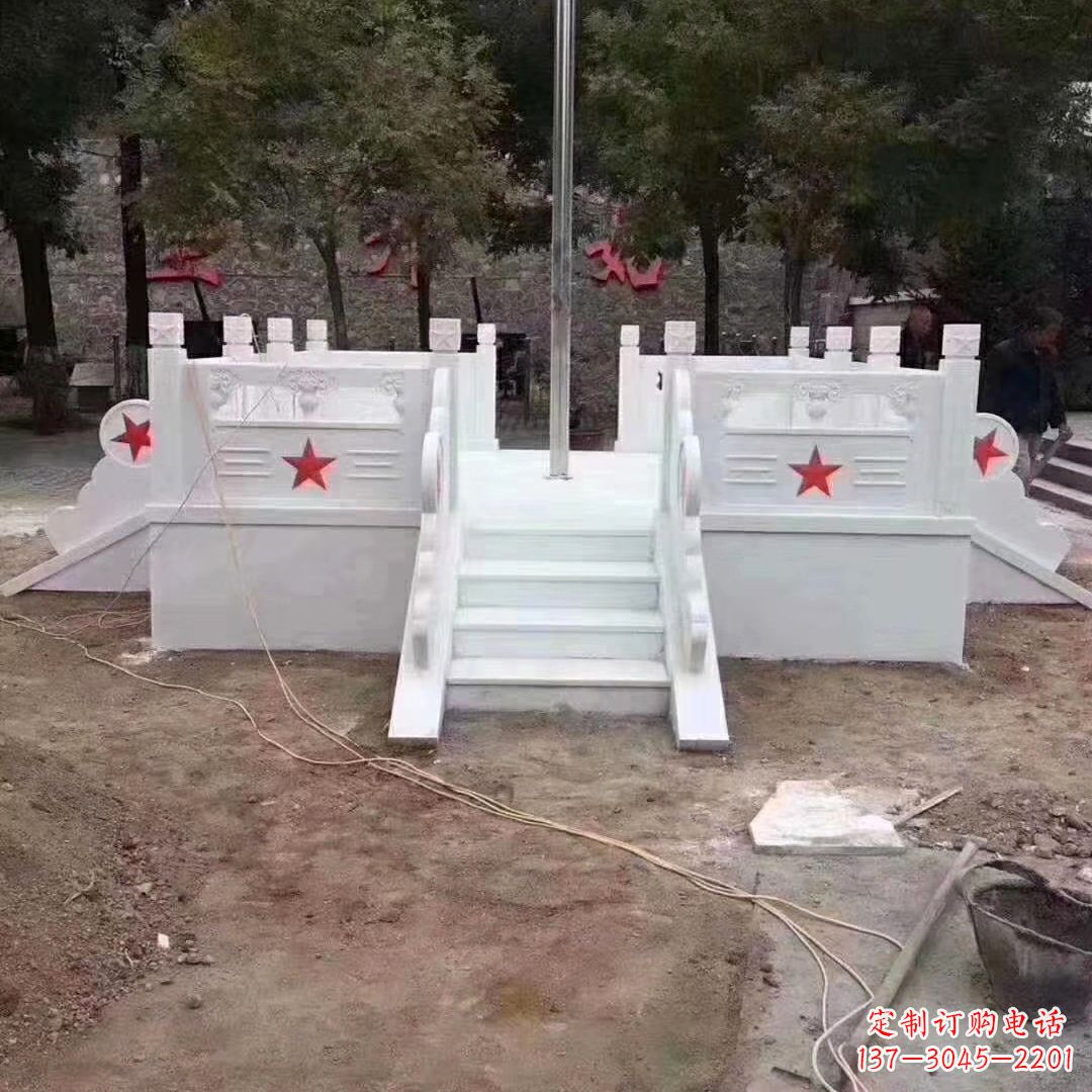 无锡学校校园升国旗台
