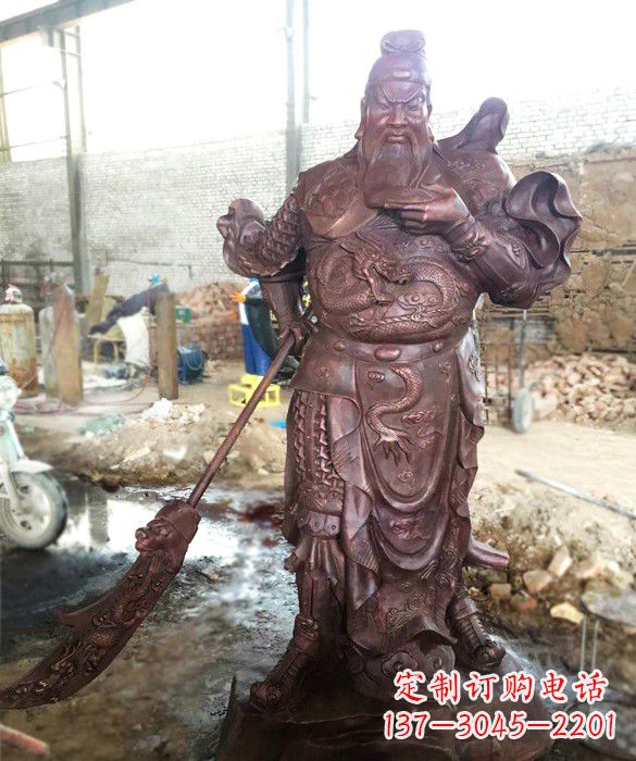无锡义薄云天关公像