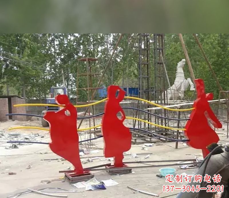 无锡音符剪纸雕塑不锈钢