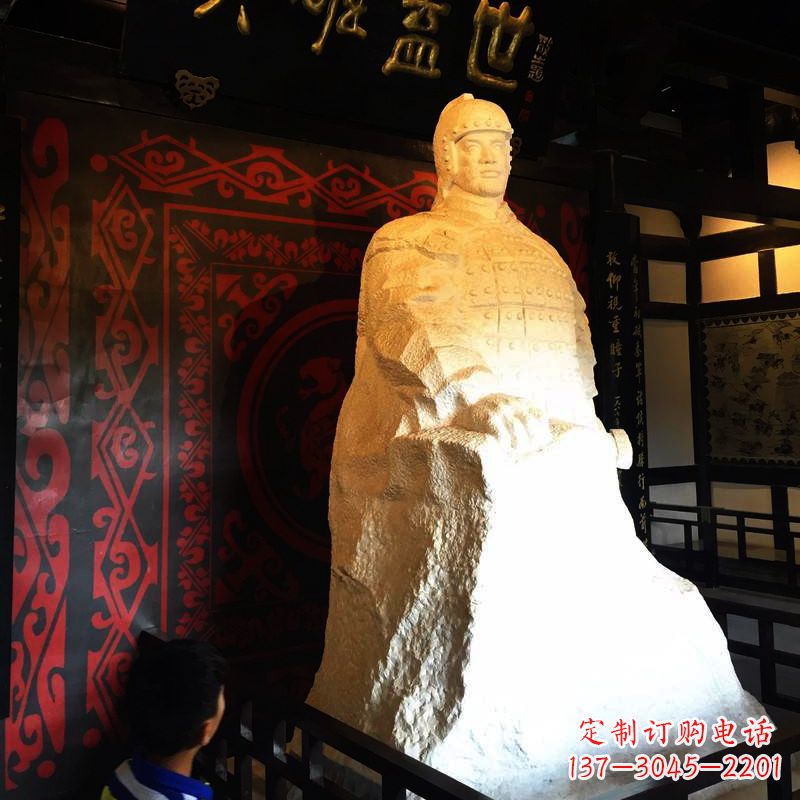 无锡英雄盖世楚霸王石雕像